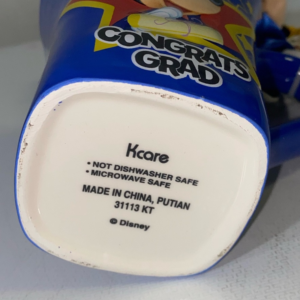 🆕 DISNEY Mickey Mouse Graduation Mug and Plushie - Picture 5 of 5